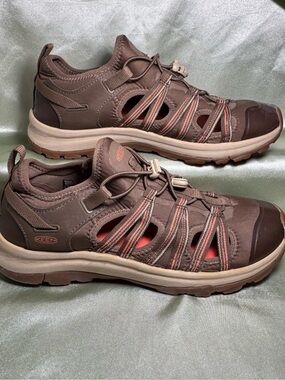 Keen Newport H2 Water Hiking Sandals Brown Orange Womens 8.5